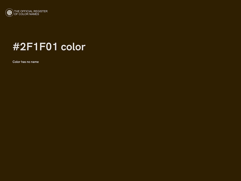 #2F1F01 color image