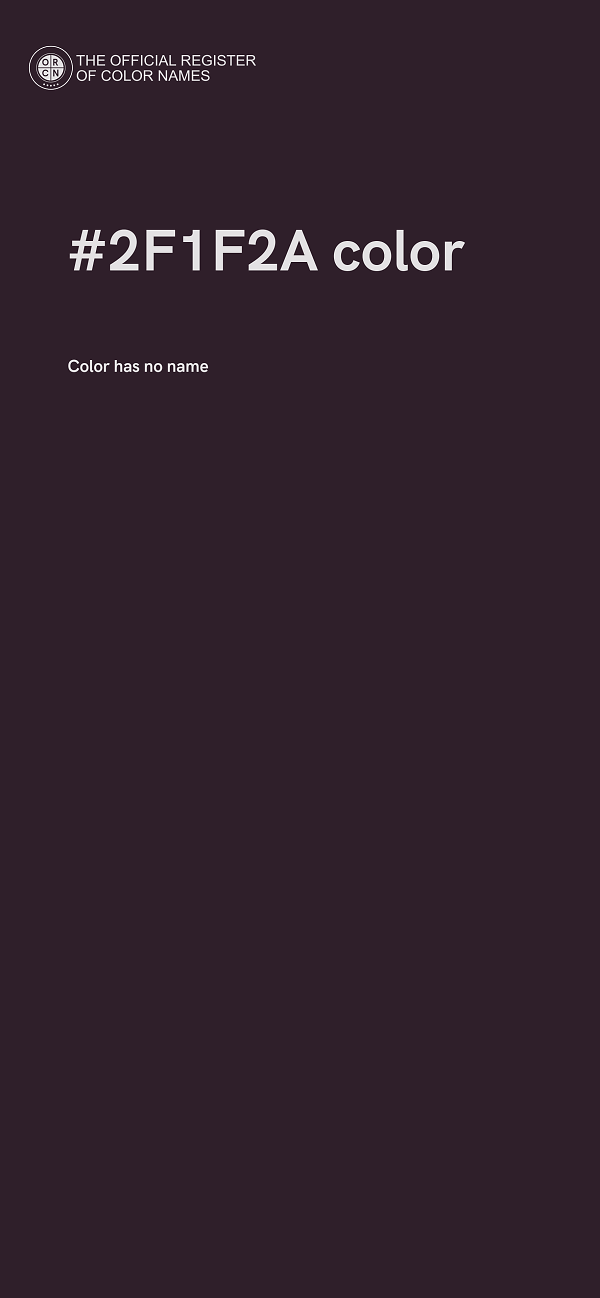 #2F1F2A color image