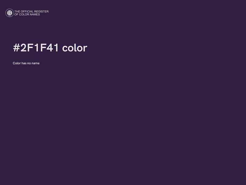 #2F1F41 color image