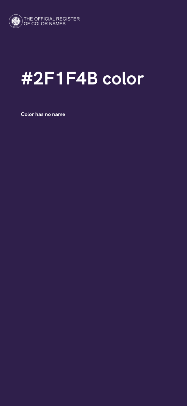 #2F1F4B color image