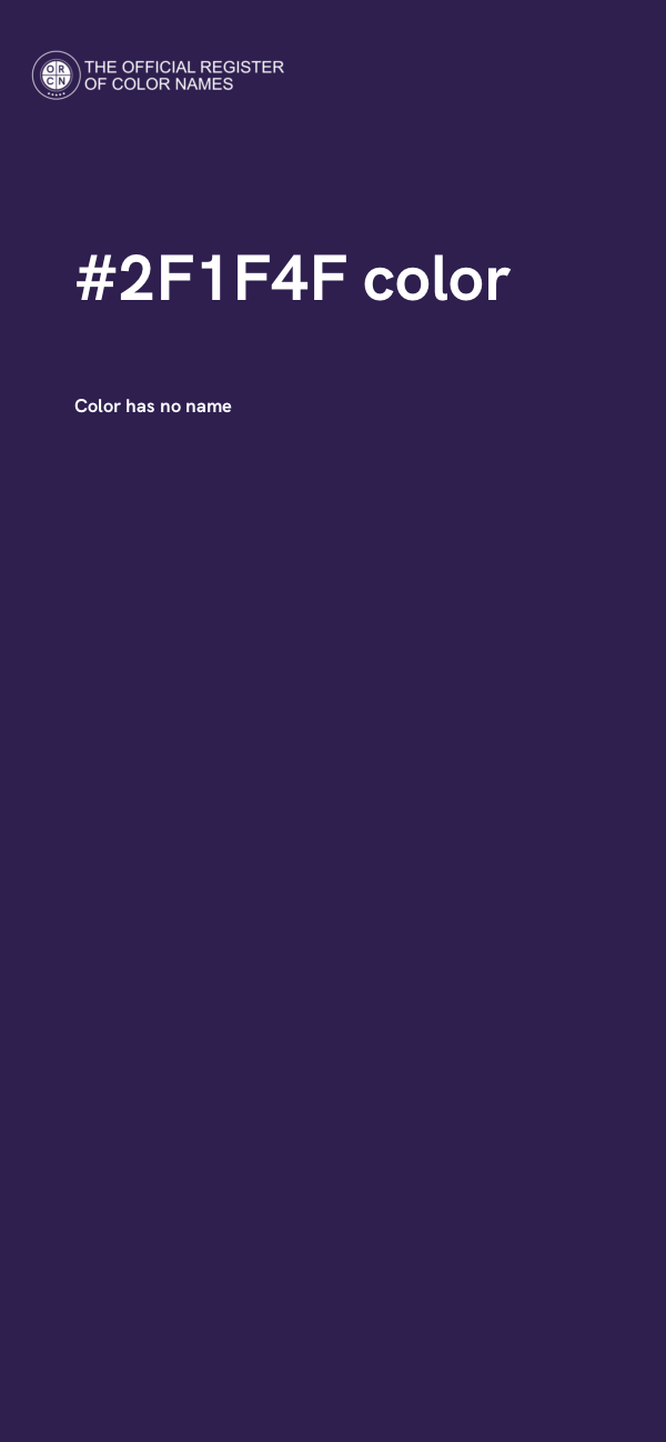 #2F1F4F color image