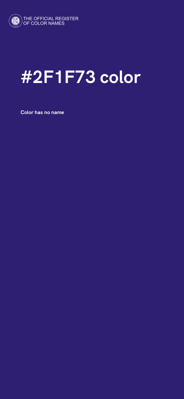 #2F1F73 color image