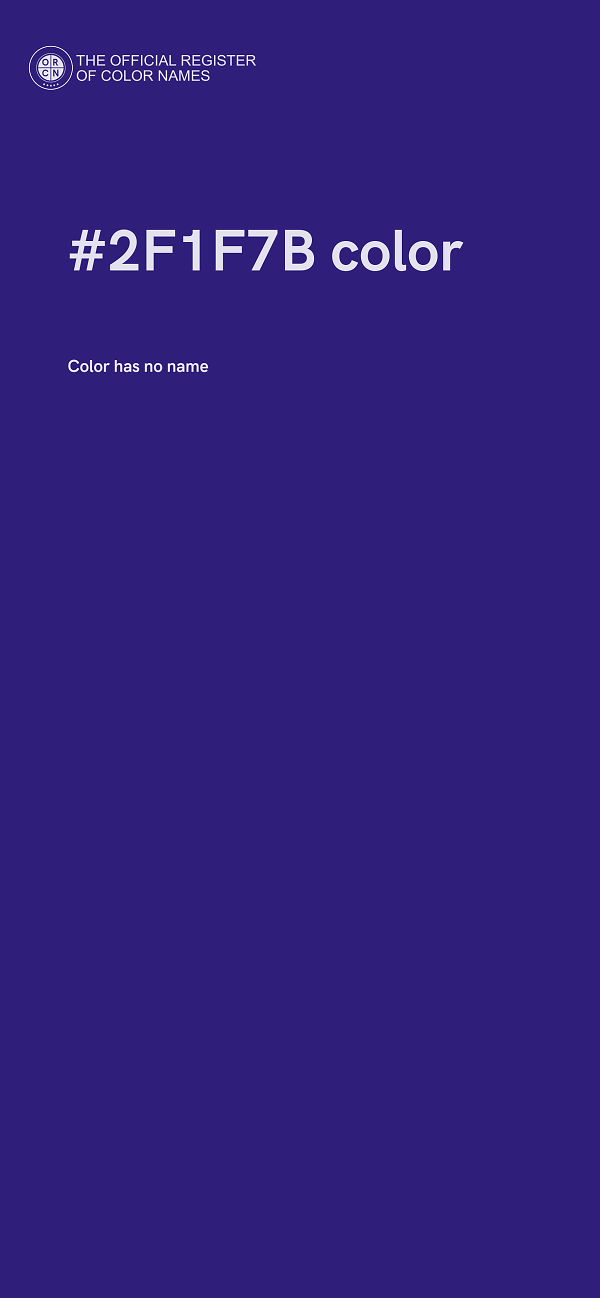 #2F1F7B color image