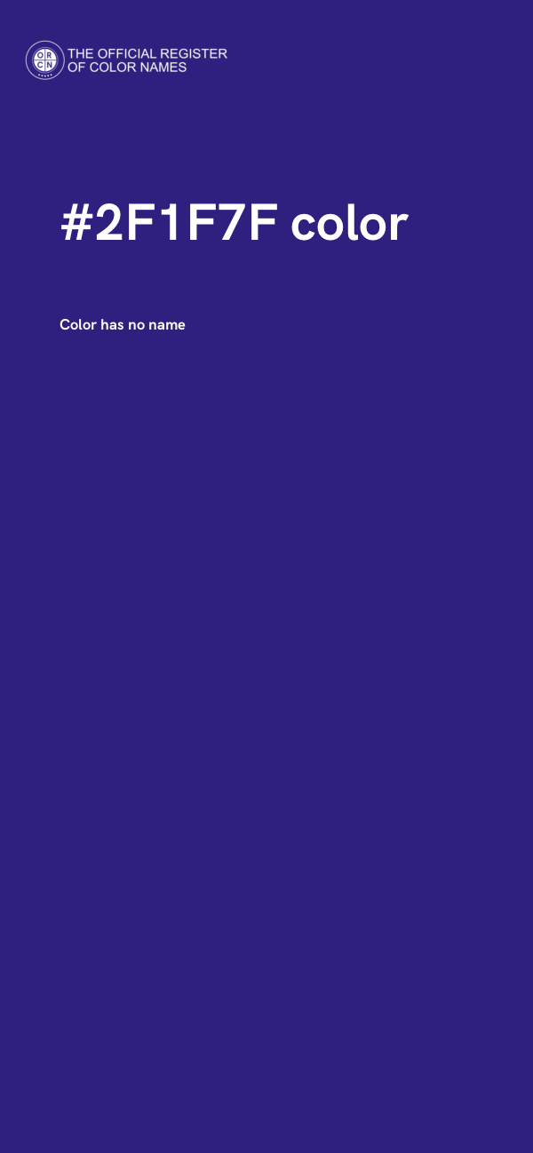 #2F1F7F color image