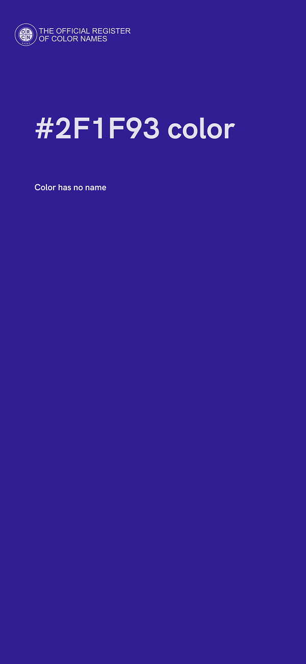 #2F1F93 color image