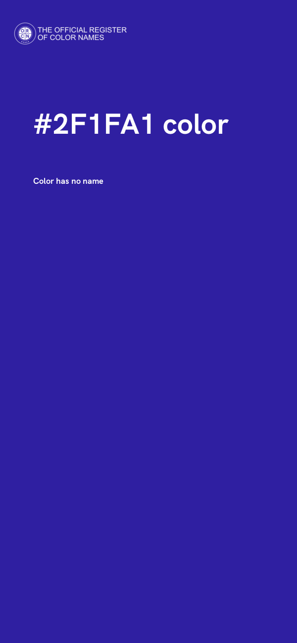 #2F1FA1 color image