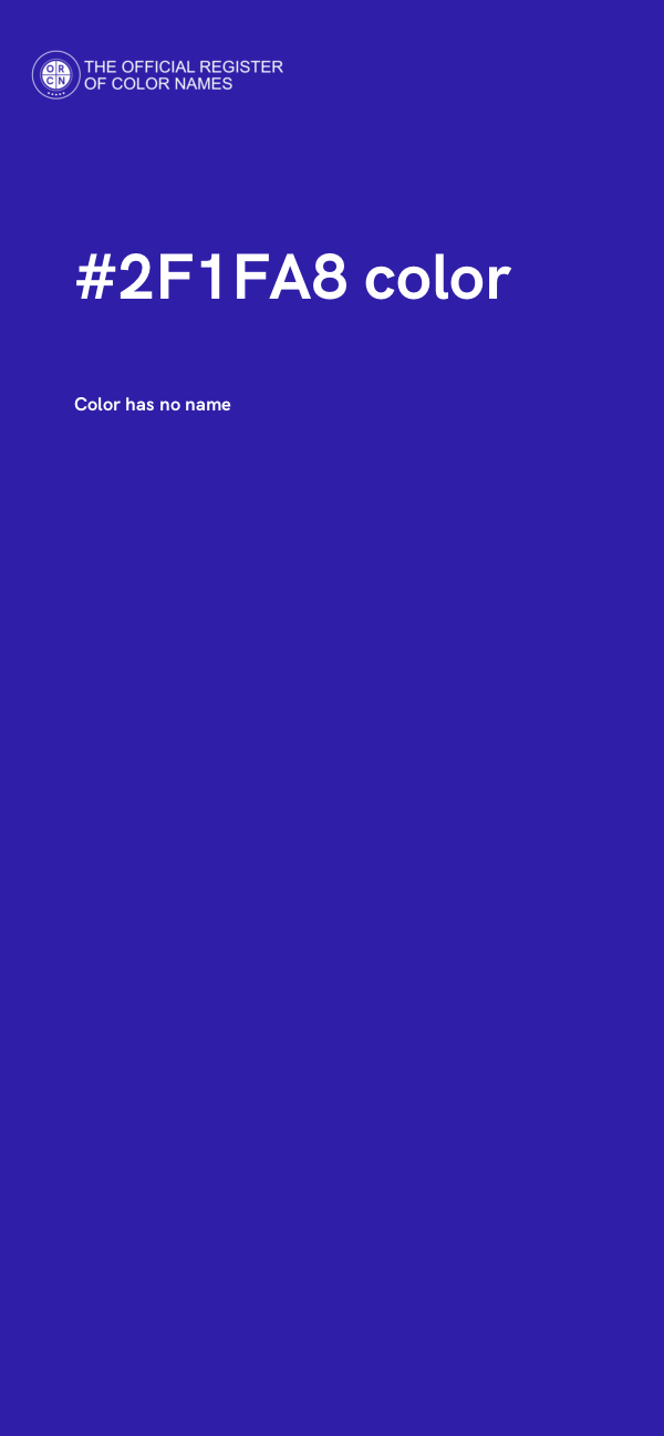 #2F1FA8 color image