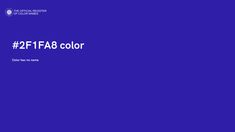 #2F1FA8 color image