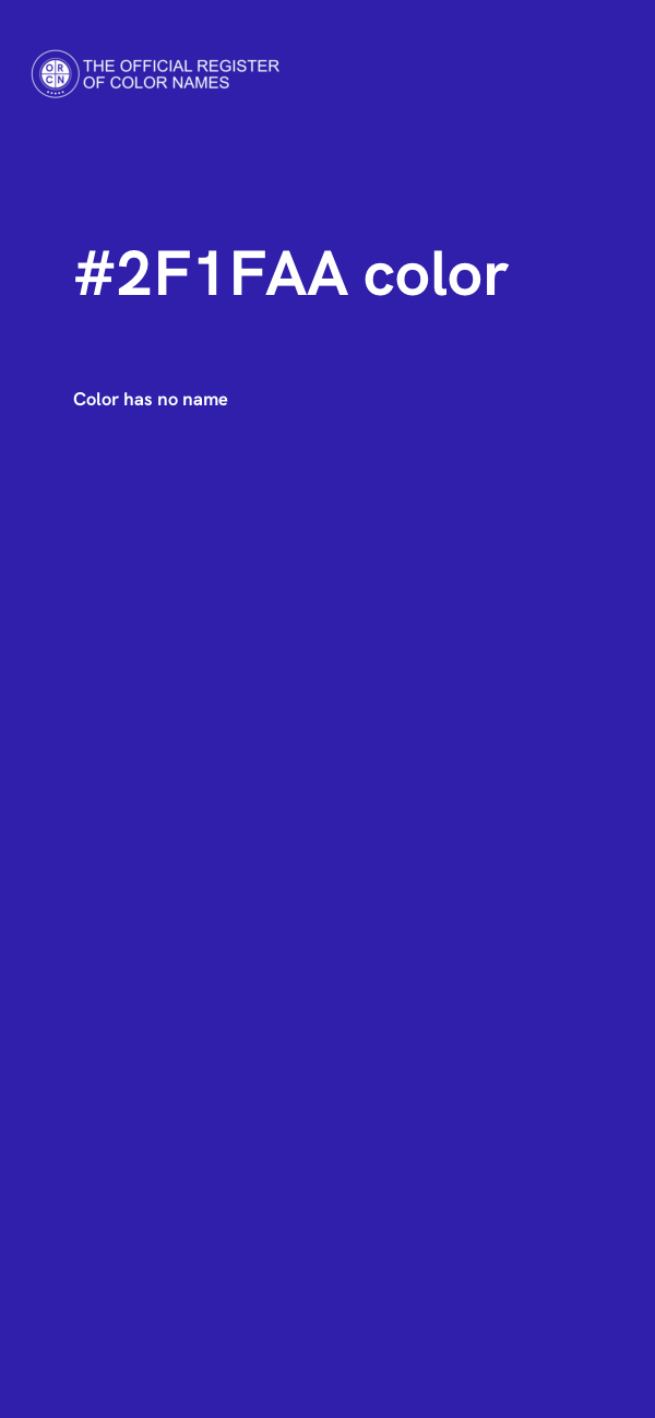 #2F1FAA color image