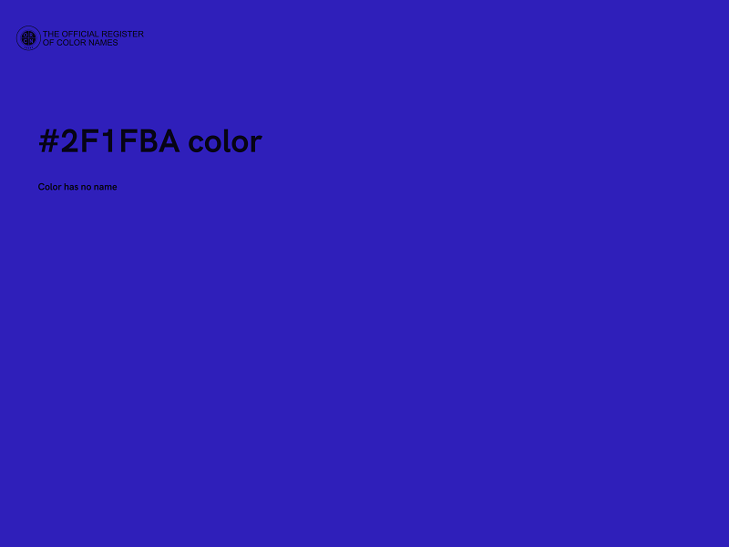 #2F1FBA color image