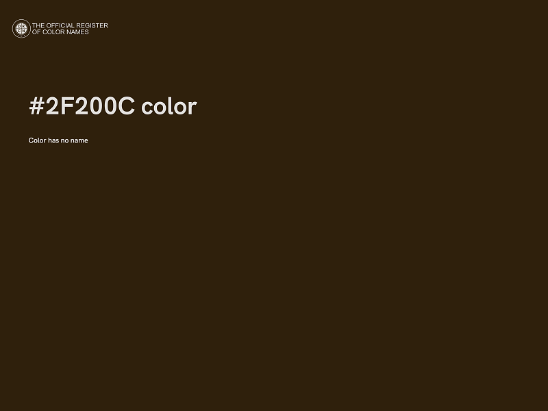 #2F200C color image