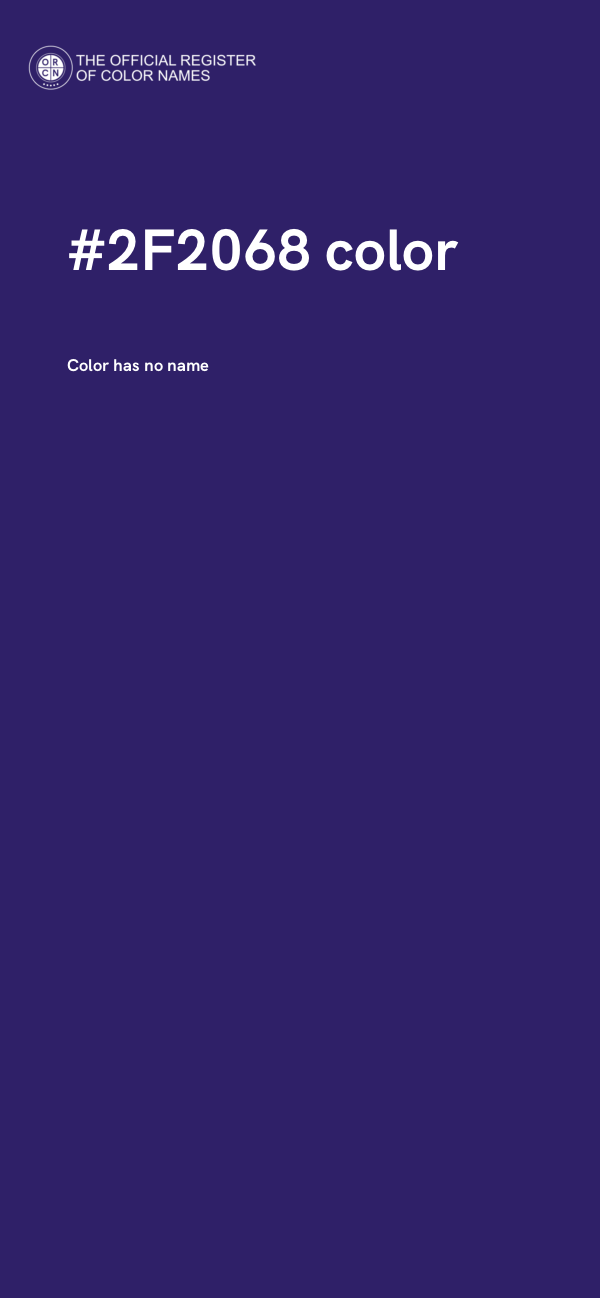 #2F2068 color image