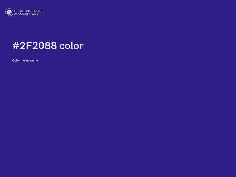 #2F2088 color image