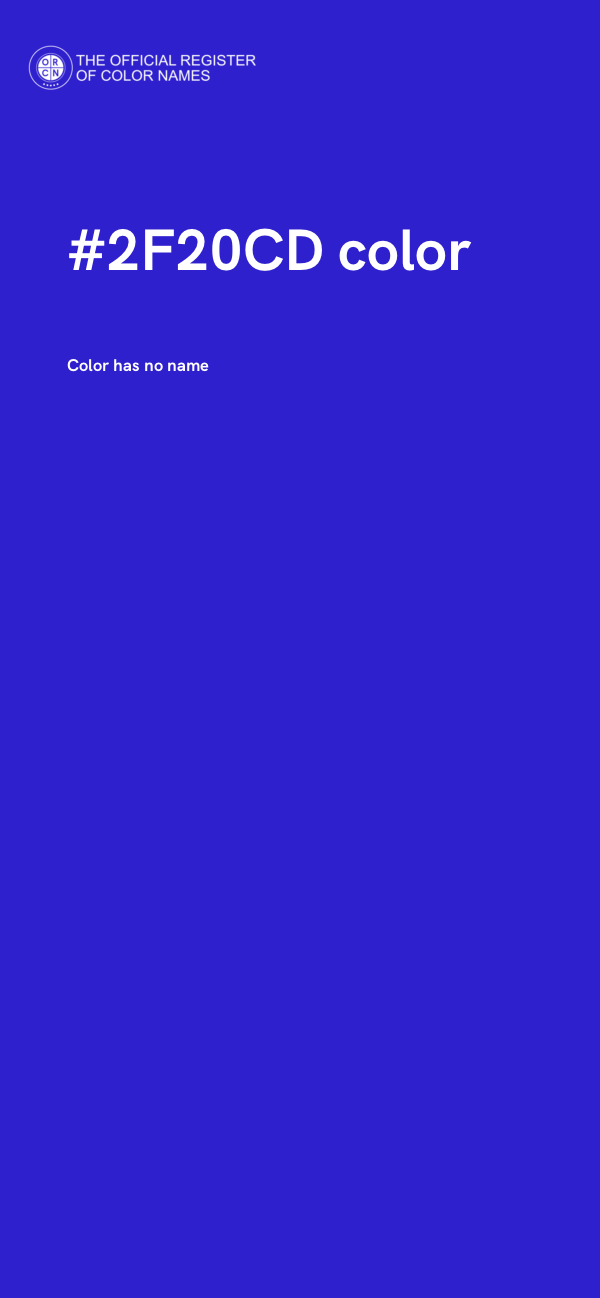 #2F20CD color image