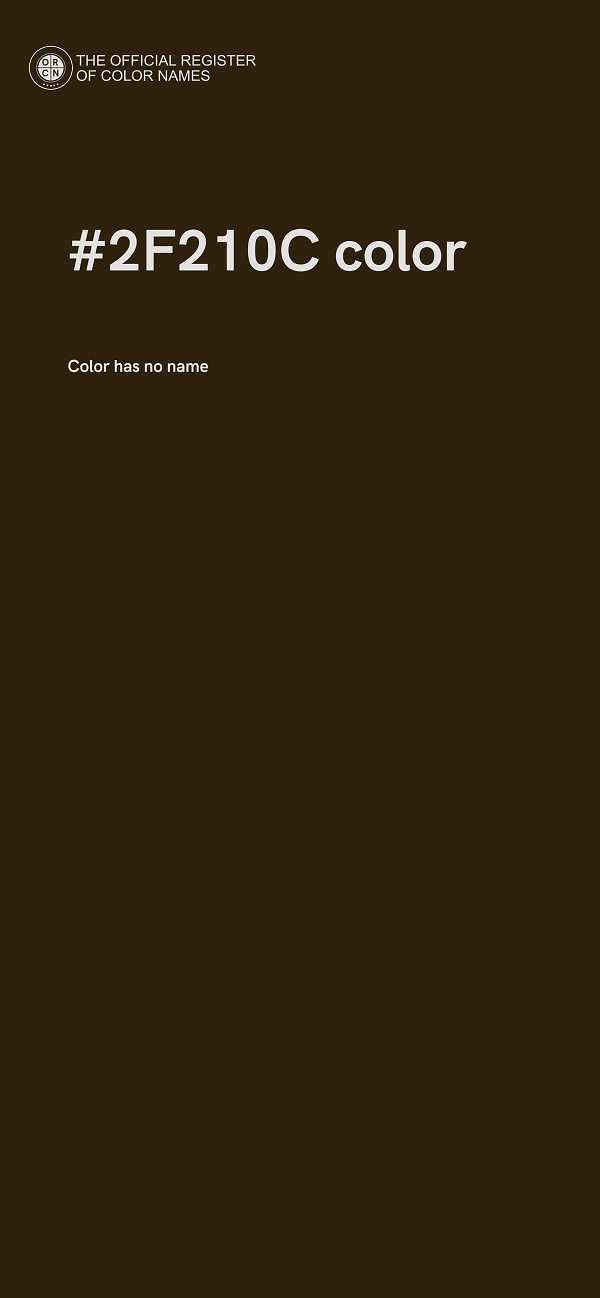 #2F210C color image