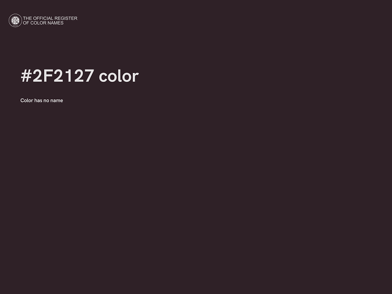 #2F2127 color image