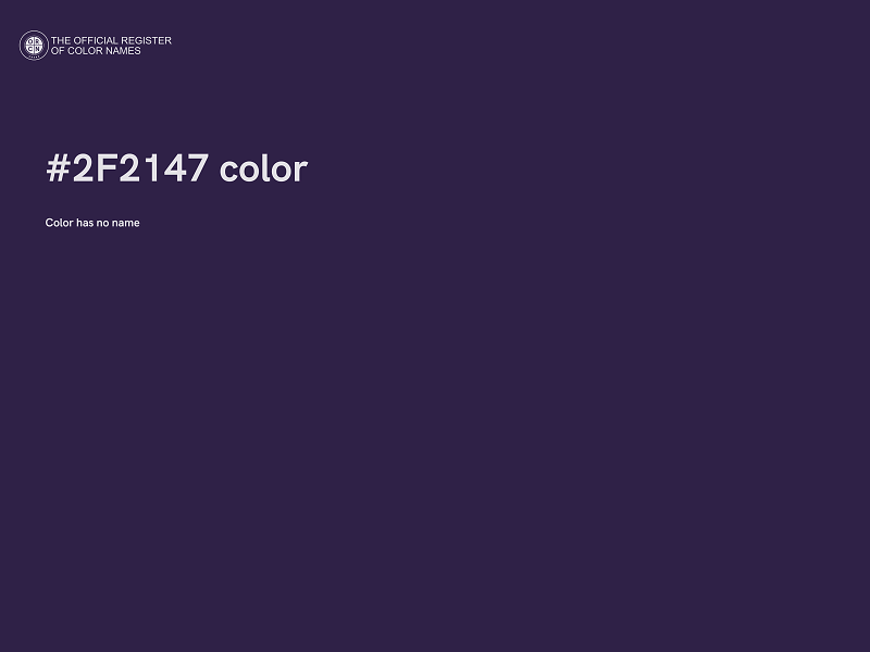 #2F2147 color image