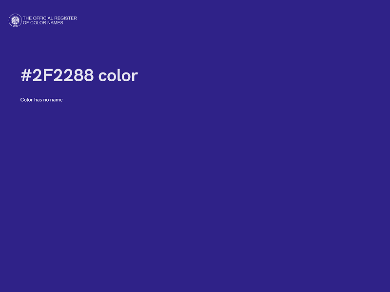 #2F2288 color image