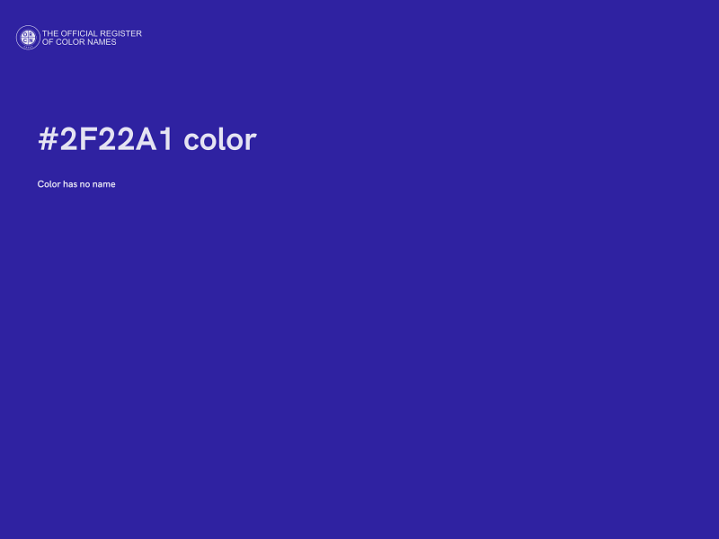 #2F22A1 color image