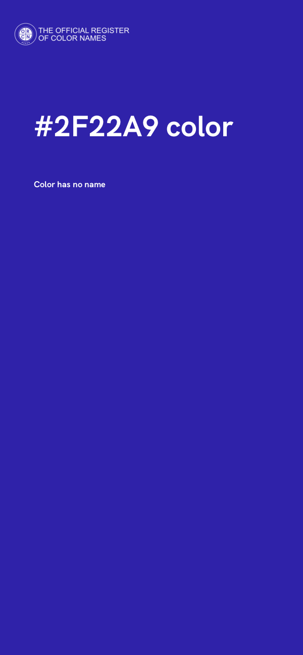 #2F22A9 color image