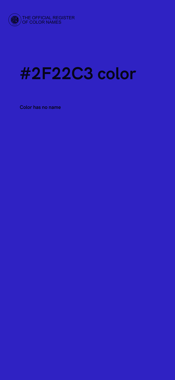 #2F22C3 color image