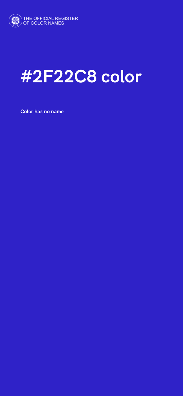 #2F22C8 color image