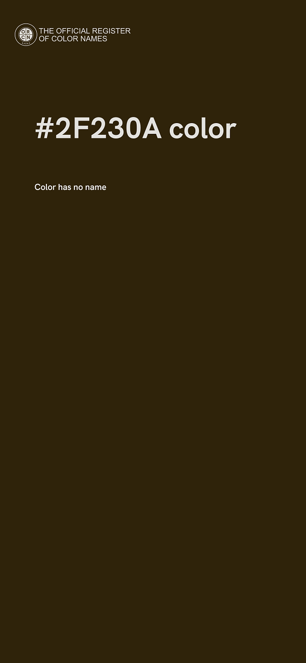 #2F230A color image