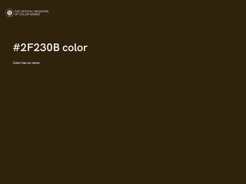 #2F230B color image