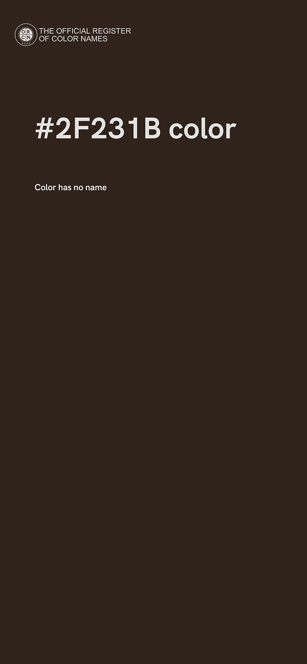 #2F231B color image