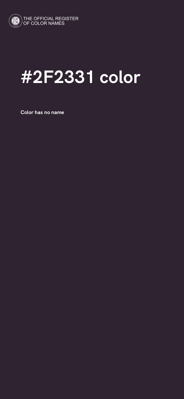 #2F2331 color image