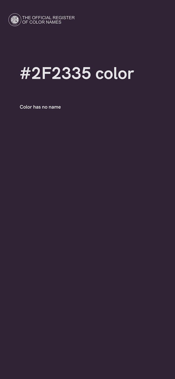 #2F2335 color image
