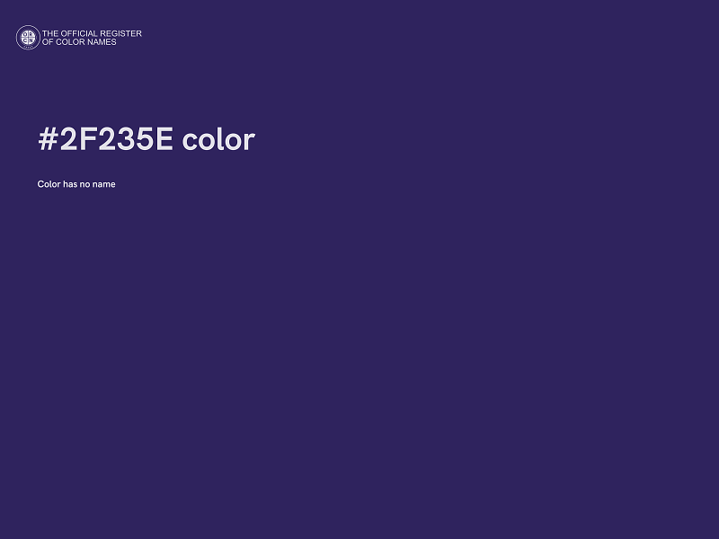 #2F235E color image