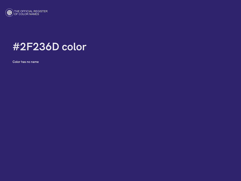 #2F236D color image