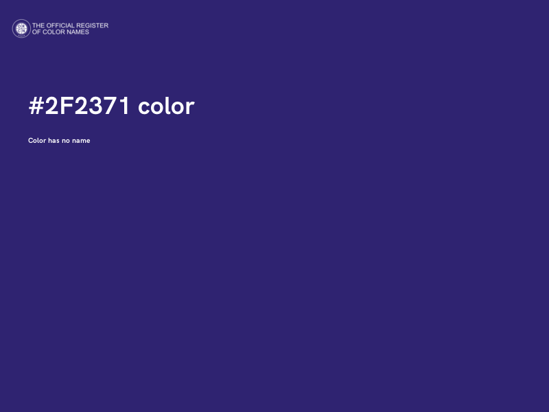 #2F2371 color image