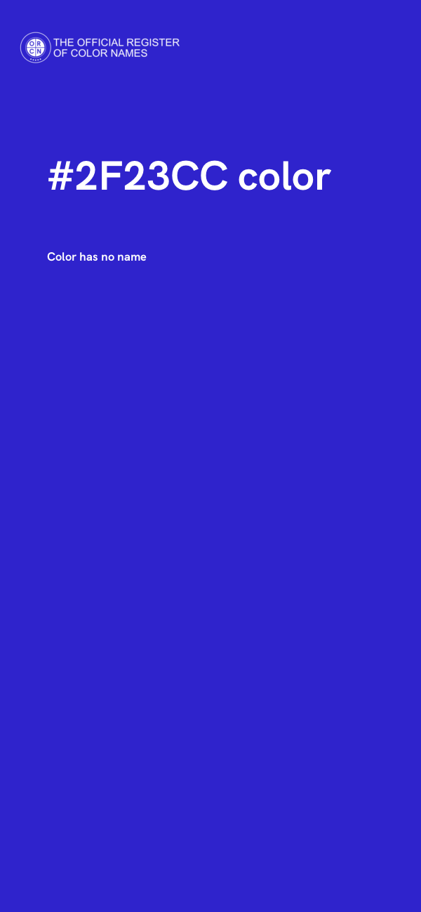 #2F23CC color image