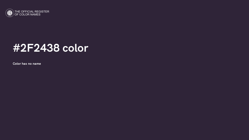 #2F2438 color image