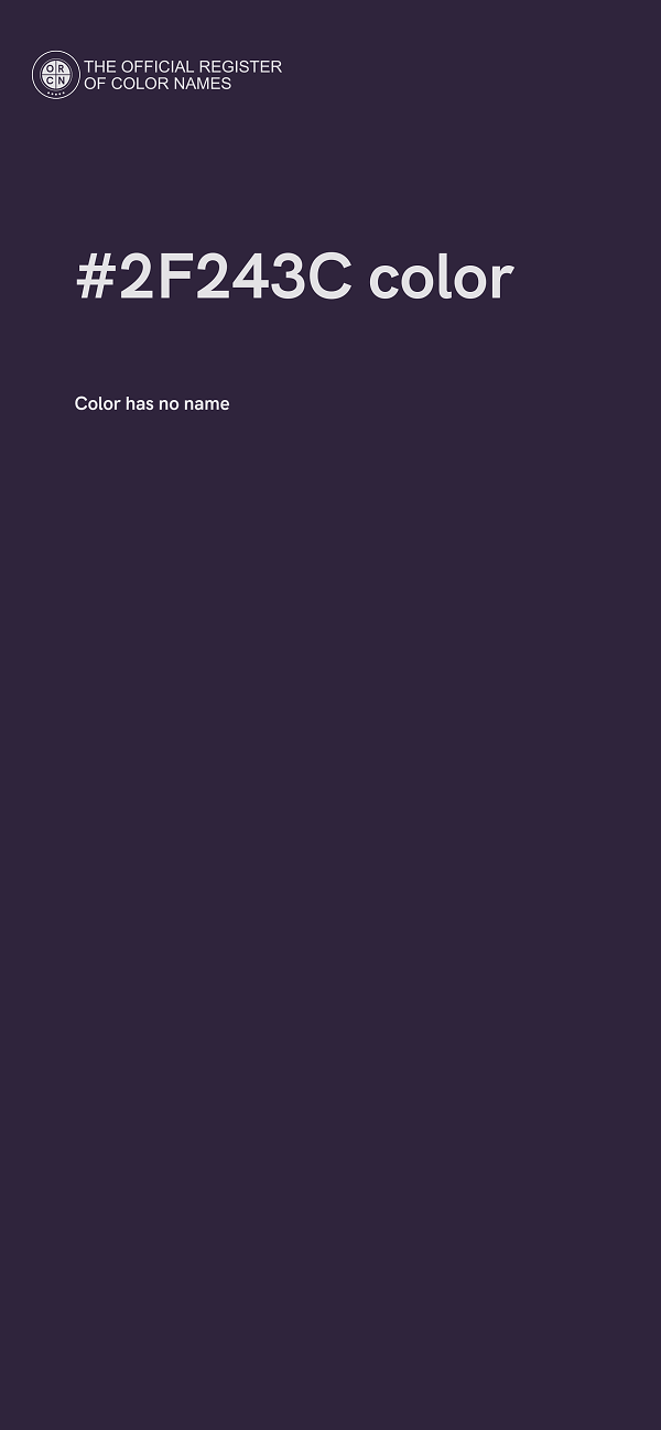 #2F243C color image