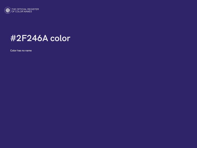 #2F246A color image