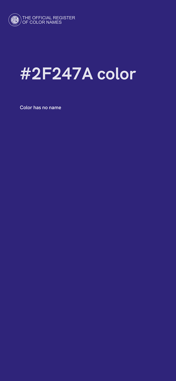 #2F247A color image