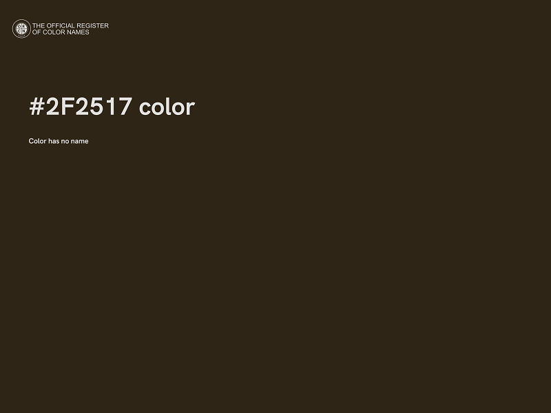 #2F2517 color image