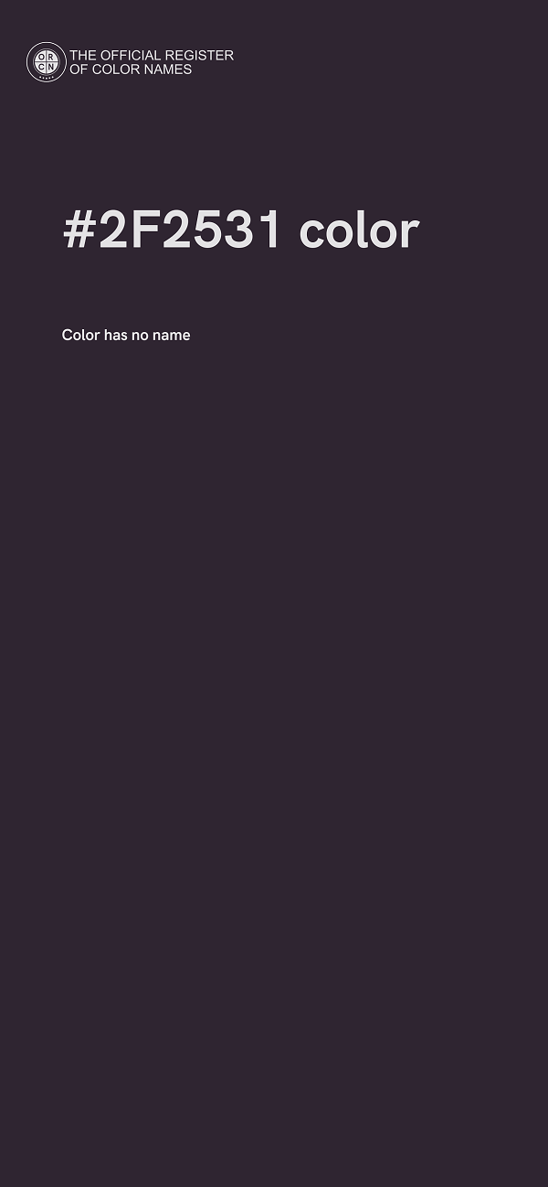 #2F2531 color image