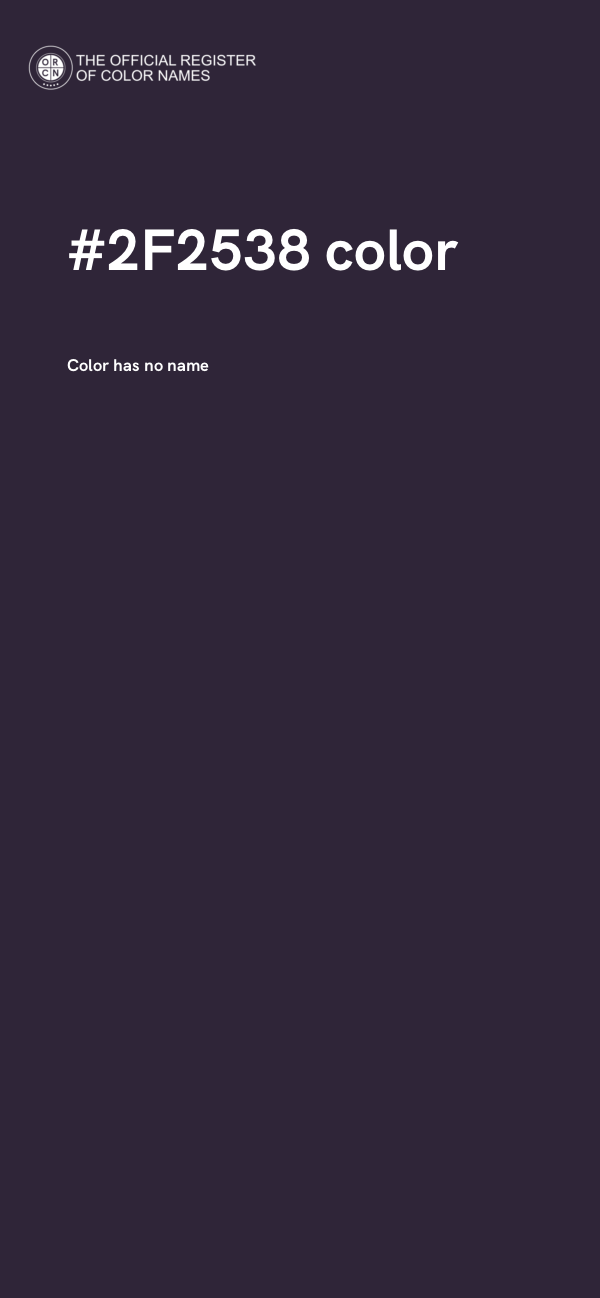 #2F2538 color image