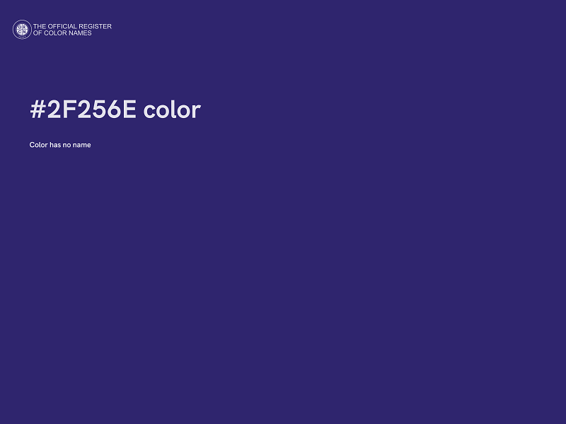 #2F256E color image