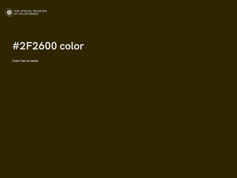 #2F2600 color image