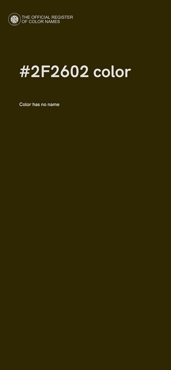 #2F2602 color image