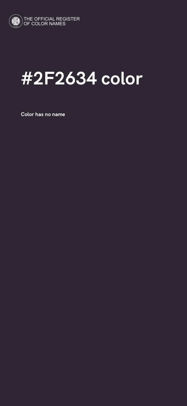 #2F2634 color image