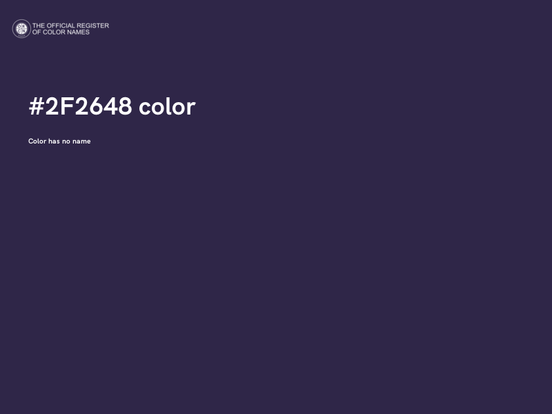 #2F2648 color image