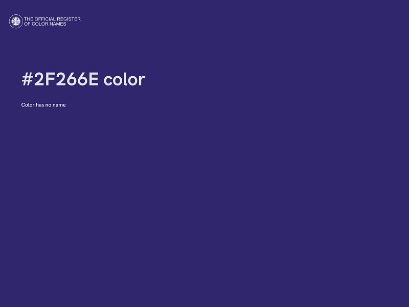 #2F266E color image