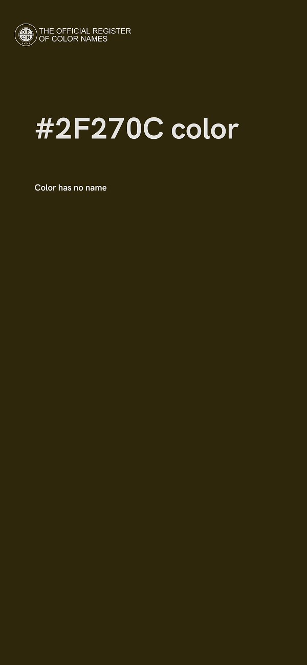 #2F270C color image