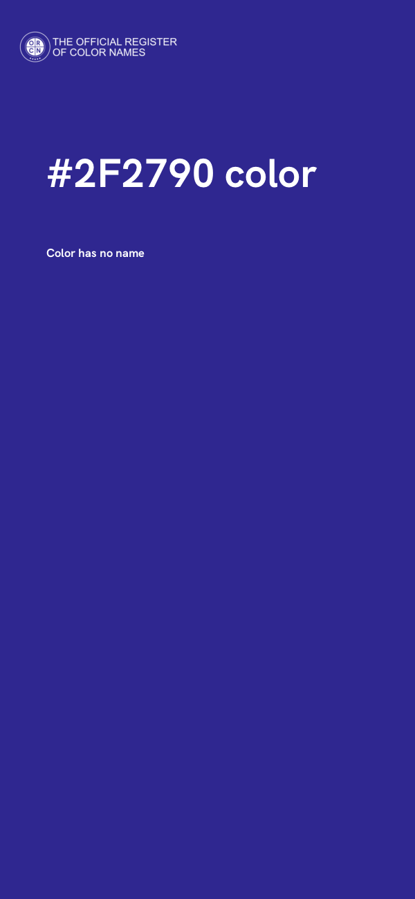 #2F2790 color image